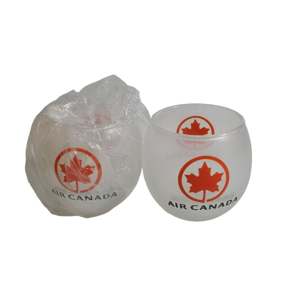 Libbey Votive Candle Holders Frosted Glass Air Canada 25 Pcs